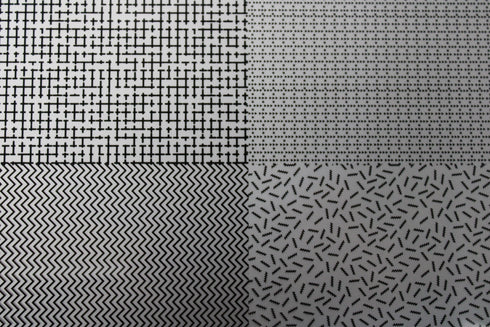 6019- Black and White Earring Pattern Mixed Bundle