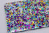 Purple, Gold and Teal Glamourous Dots - 1/8" Cast Acrylic Sheet