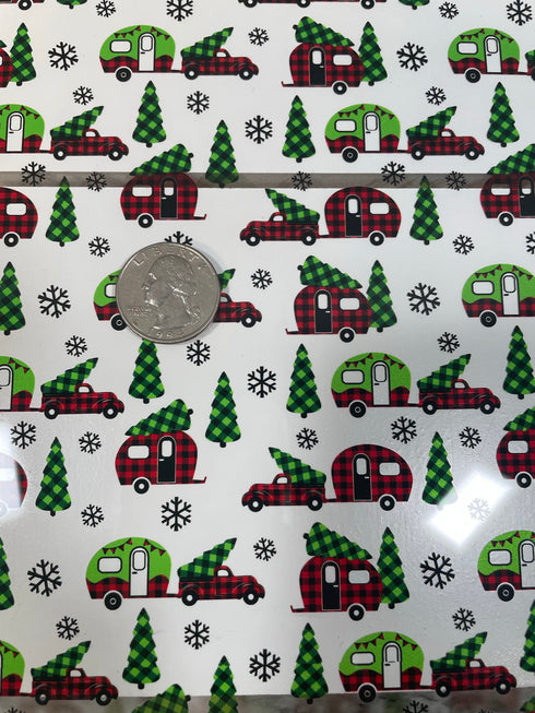 0158 - Christmas Plaid and Camper