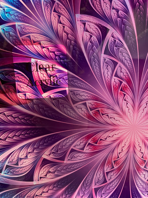 4080 - Purple Mesmerizing Stain Glass