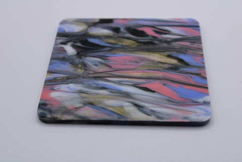 Pink Multi Wave - 1/8" Acrylic Sheet