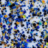 Blue, Black and Gold Glamourous Dots - (2.4 mm Cast Acrylic Sheet)
