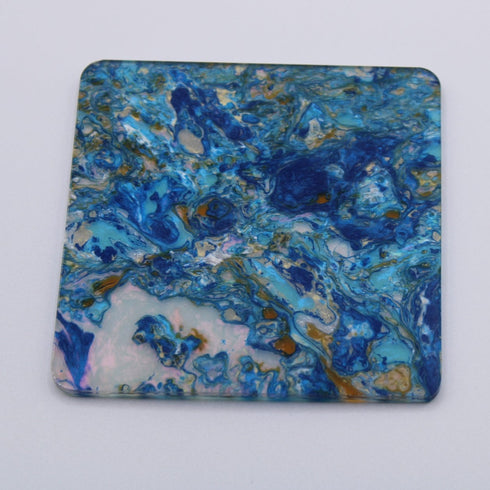 Stormy Blue - 1/8" Celluloid - Acrylic Sheet