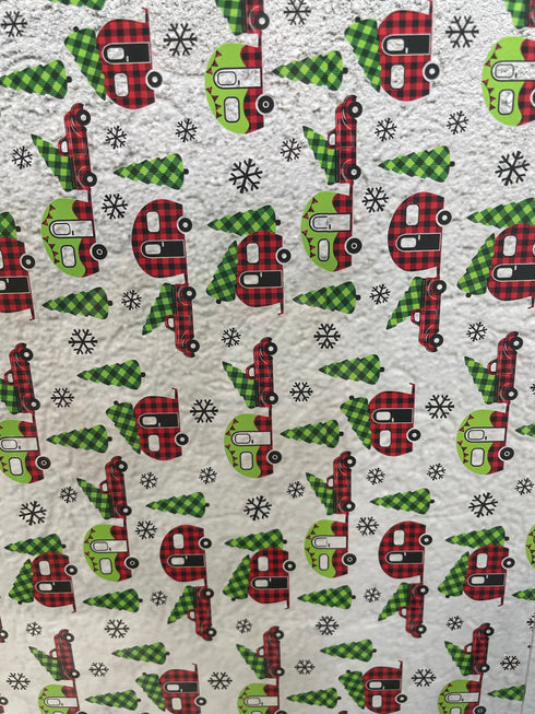 0158 - Christmas Plaid and Camper
