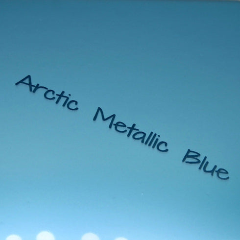 Discontinued: Arctic Metallic Blue - 1/8" Colored Acrylic 12x20