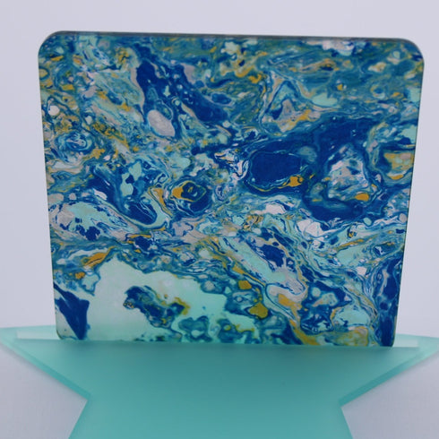 Stormy Blue - 1/8" Celluloid - Acrylic Sheet