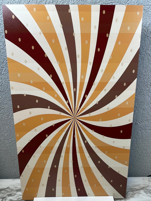 2573 - Coffee Strip Swirl