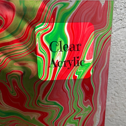 0866 - Red and Green Swirl