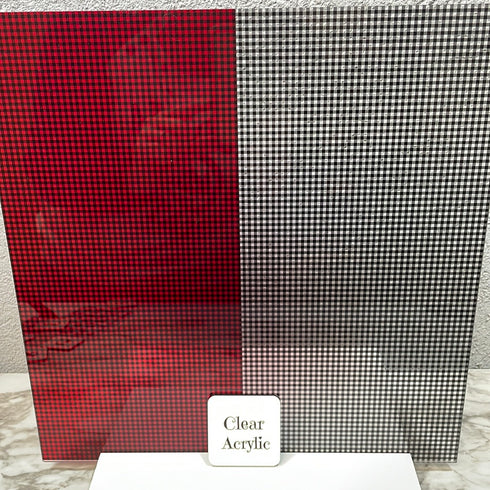 0652 - Earring or Mixed Bundle Buffalo Plaid 1/8" Print