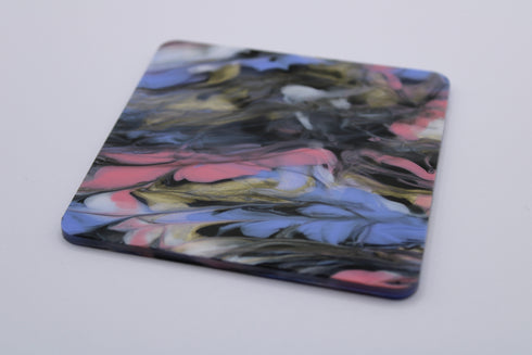 Pink Multi Wave - 1/8" Acrylic Sheet