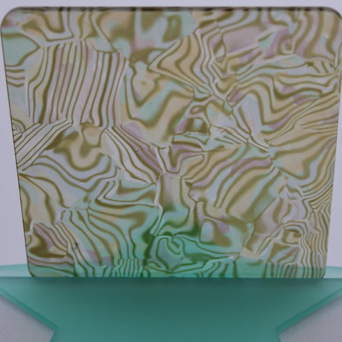 Soft Iridescent Maze - 1/8" Celluloid - Acrylic Sheet