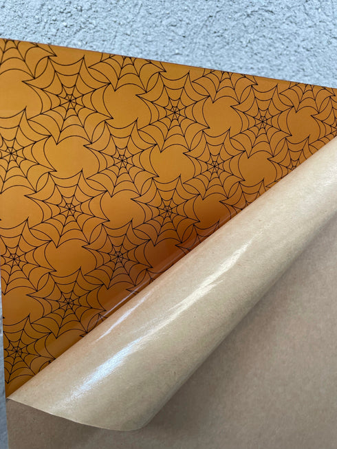 0250 - Orange Spiderwebs