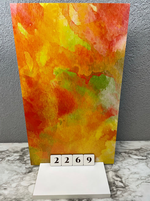 2269 - Abstract Fall Watercolors