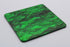 Kelly Green Ombre Glitter Ripple - 1/8" Acrylic Sheet