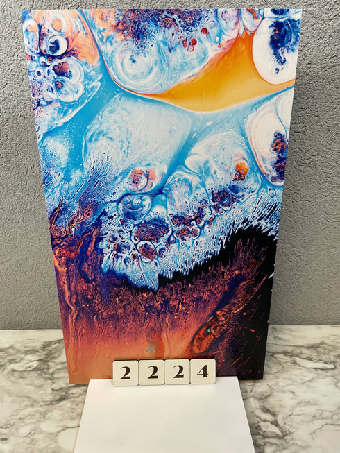 2224 - Abstract Paint Pour