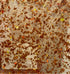 Scratch and Dent: Orange Glitter Flakes - 1/8" Clear Cast Acrylic Sheet