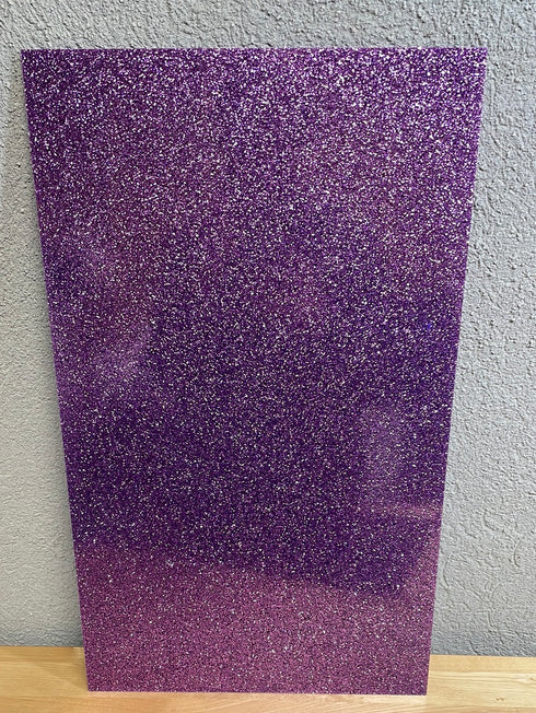 Lilac Purple Glitter - 1/8" Acrylic Sheet
