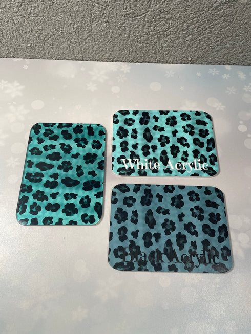 0017 -Teal Leopard Print