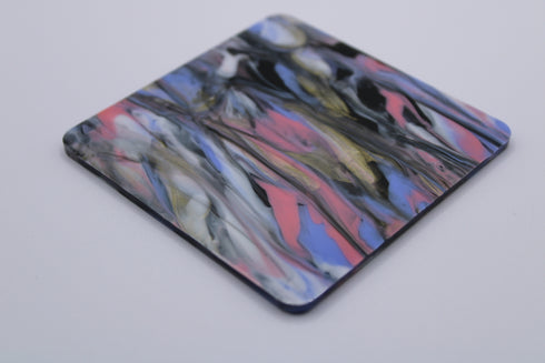 Pink Multi Wave - 1/8" Acrylic Sheet