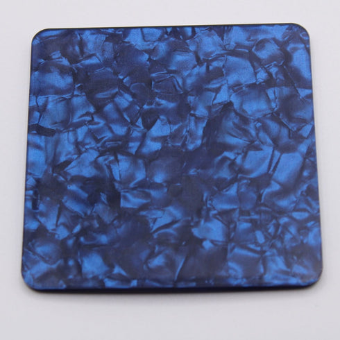 Midnight Blue Maze - 1/8" Celluloid - Acrylic Sheet