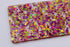 Fushia Pink and Gold Glamourous Dots - 1/8" Cast Acrylic Sheet