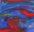 Blue & Red Splash - 1/8" Acrylic Sheet