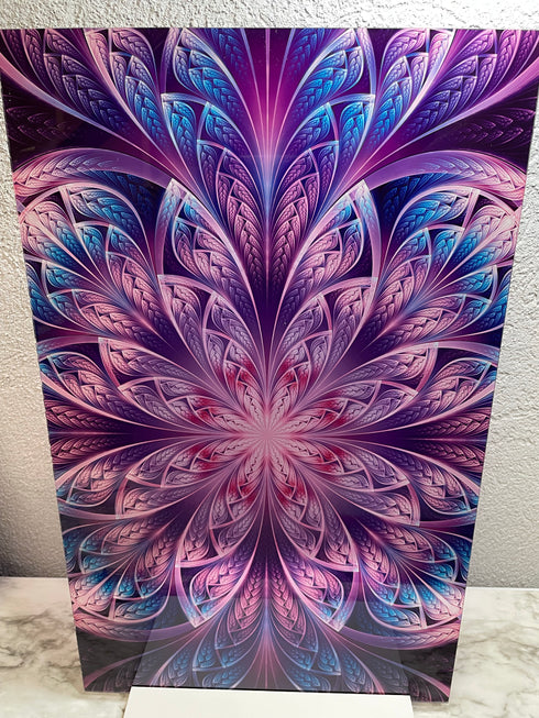 4080 - Purple Mesmerizing Stain Glass