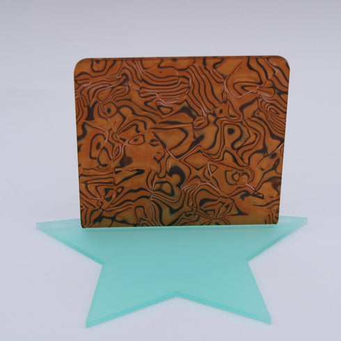 Copper Maze - 1/8" Celluloid - Acrylic Sheet