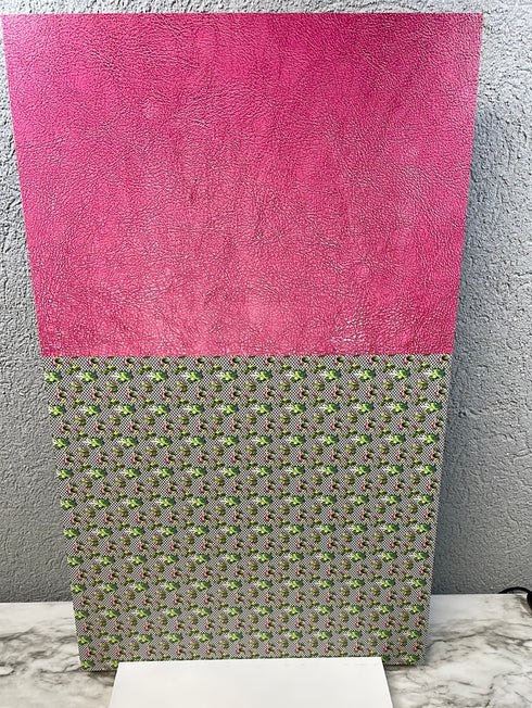 4073 - Catci or Succulents and Pink Leather