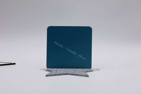 Discontinued: Arctic Metallic Blue - 1/8" Colored Acrylic 12x20