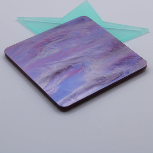 Lilac Ombre Glitter Ripple - 1/8" Acrylic Sheet