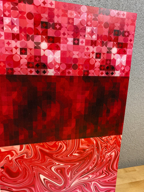 0410 - Pink Abstract Valentine's Mixed Bundle