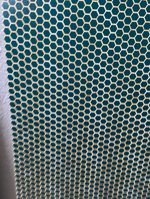 2567- Green Honeycombs