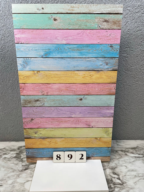 0892 - Pastel Colored Barn Wood
