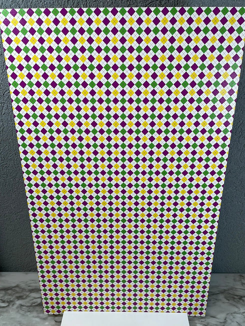 1134 - Mardi Gras Plaid