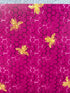 2578 - Purple Honeycomb with Gold Bees