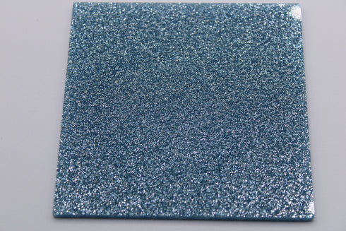 Baby Blue Glitter - 1/8" Acrylic Sheet