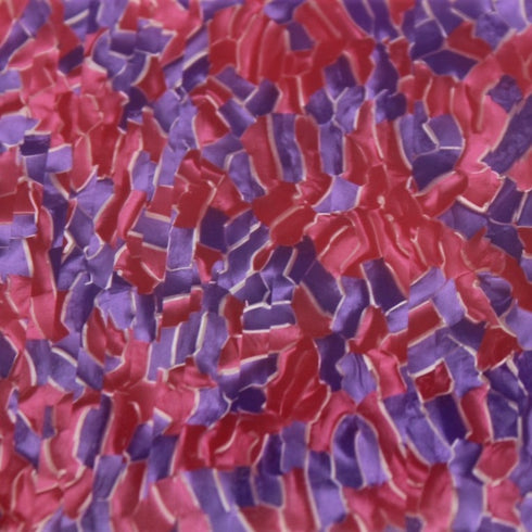 Red & Purple Maze - 1/8" Celluloid - Acrylic Sheet