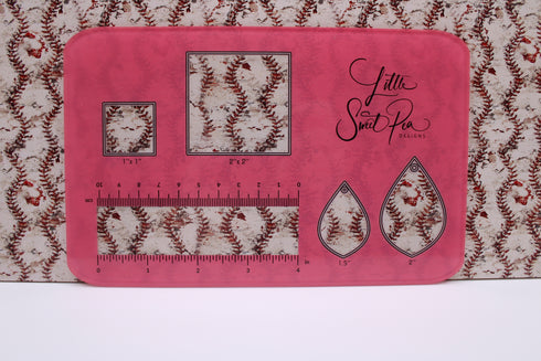 6016 - Baseball Leather Repeating Pattern