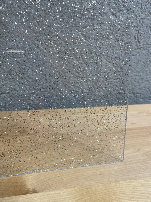 A Little Silver Regular Sized Glitter - 1/8" Acrylic Sheet
