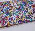 Fushia Pink, Gold and Blue Glamourous Dots - 1/8" Cast Acrylic Sheet