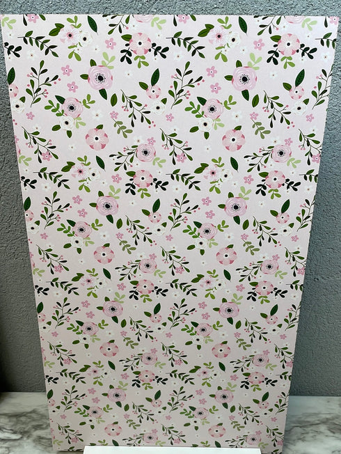 0657 - Pale Pink Spring Flowers