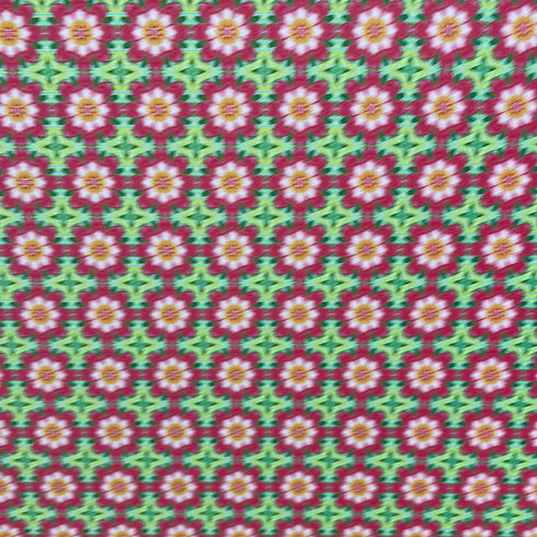 3042 - Pink and Green Flowers