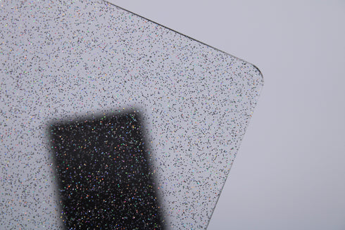 A Little Rainbow Holographic (Extra Fine) Glitter - 1/8" Acrylic Sheet
