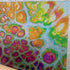 0945- Abstract Paint Pour on Canvas