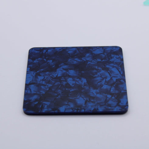 Midnight Blue Maze - 1/8" Celluloid - Acrylic Sheet