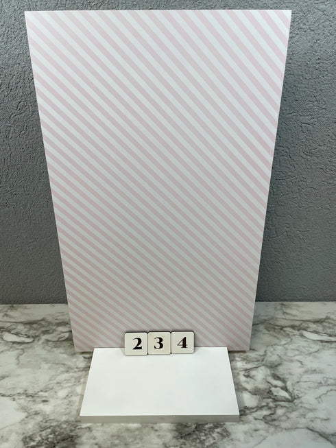 0234 - Pink Slanted Stripes