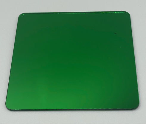 Green Mirror - 1/16" Extruded Acrylic Sheet