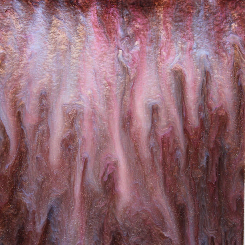 Warm Copper Glitter Ripple - 1/8" Acrylic Sheet