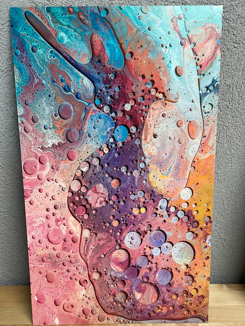 0933 - Abstract Paint Pour